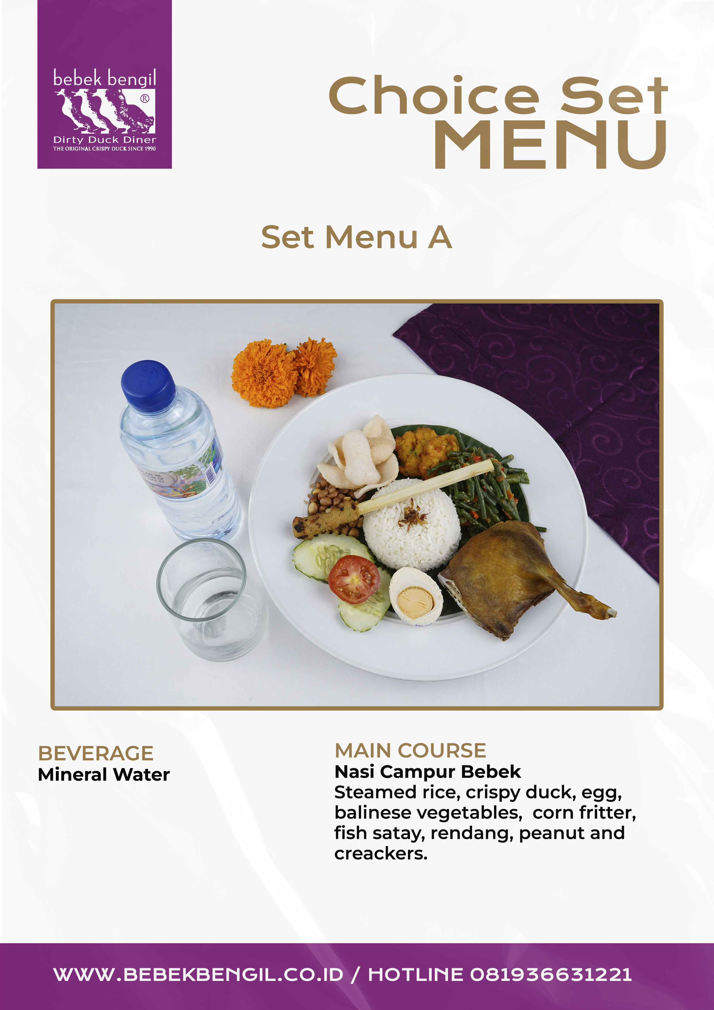 Set Menu A