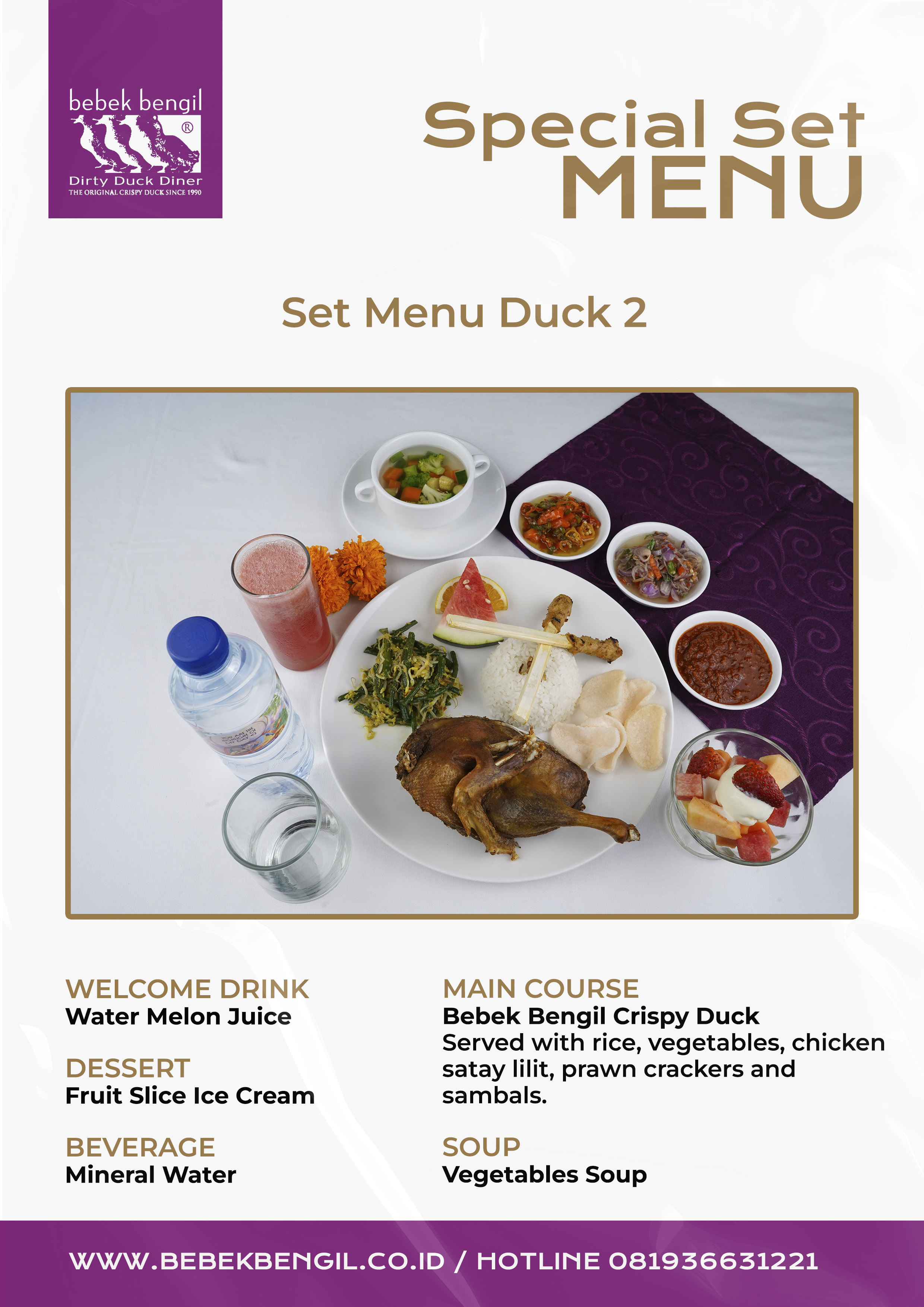 SET MENU BEBEK 2
