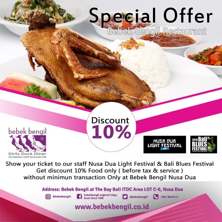 Special Offer Bebek Bengil Restaurant Nusa Dua