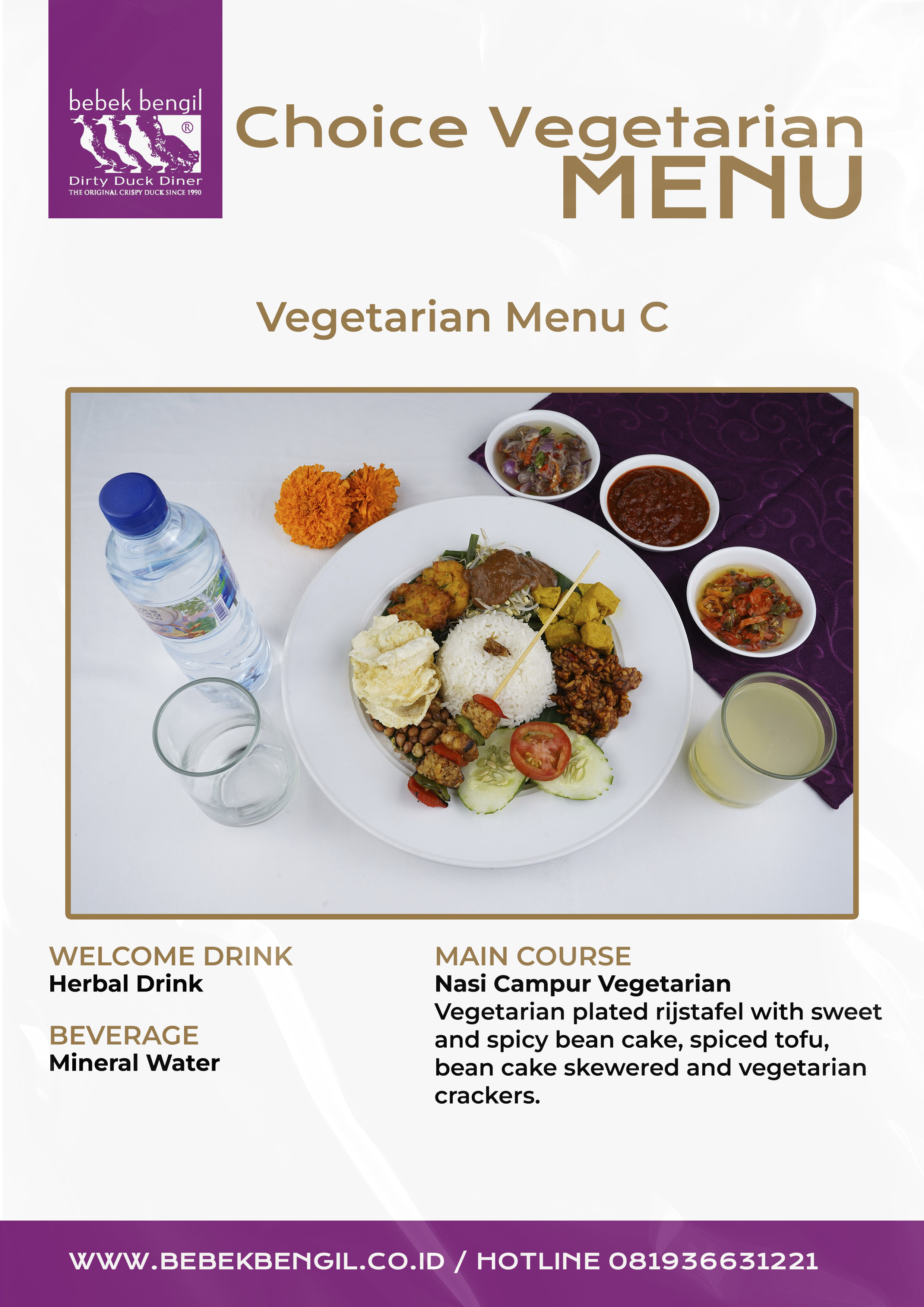 Vegetarian Menu C